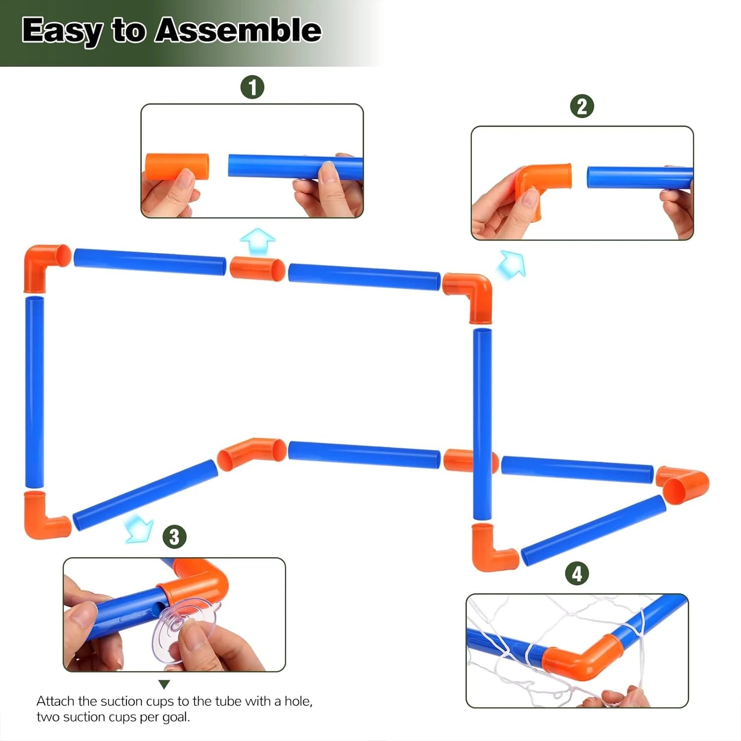 Hover Soccer Ball Set for Kids, Soccer Games with Colorful LED Lights, Indoor Air Soccer and Outdoor Sports Games Toys for Kids Boys Ages 3 4 5 6 7 8-12 with 2 Goal & 1 Kids Soccer Ball